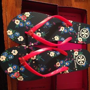Tory Burch Thin Flip Flop Pansy